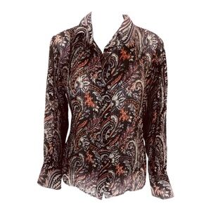K Arnold Print Blouse - Size M